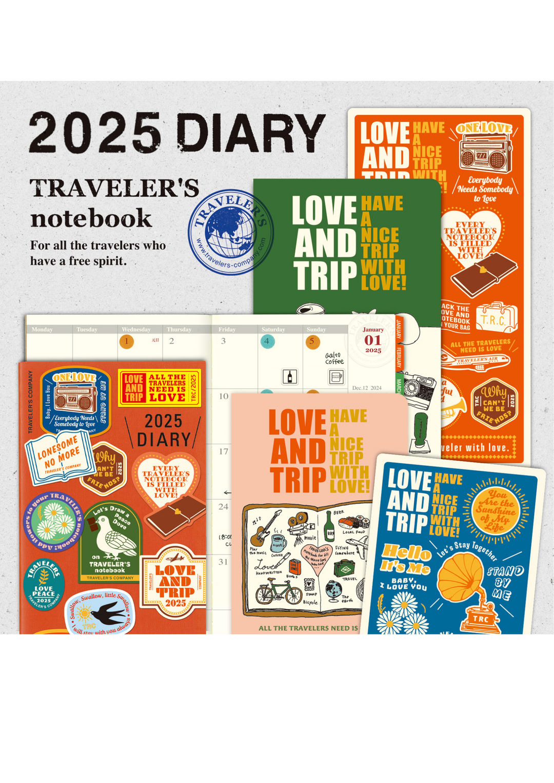 Die neue Traveler's Company Kollektion 2025 – "Love and Trip"
