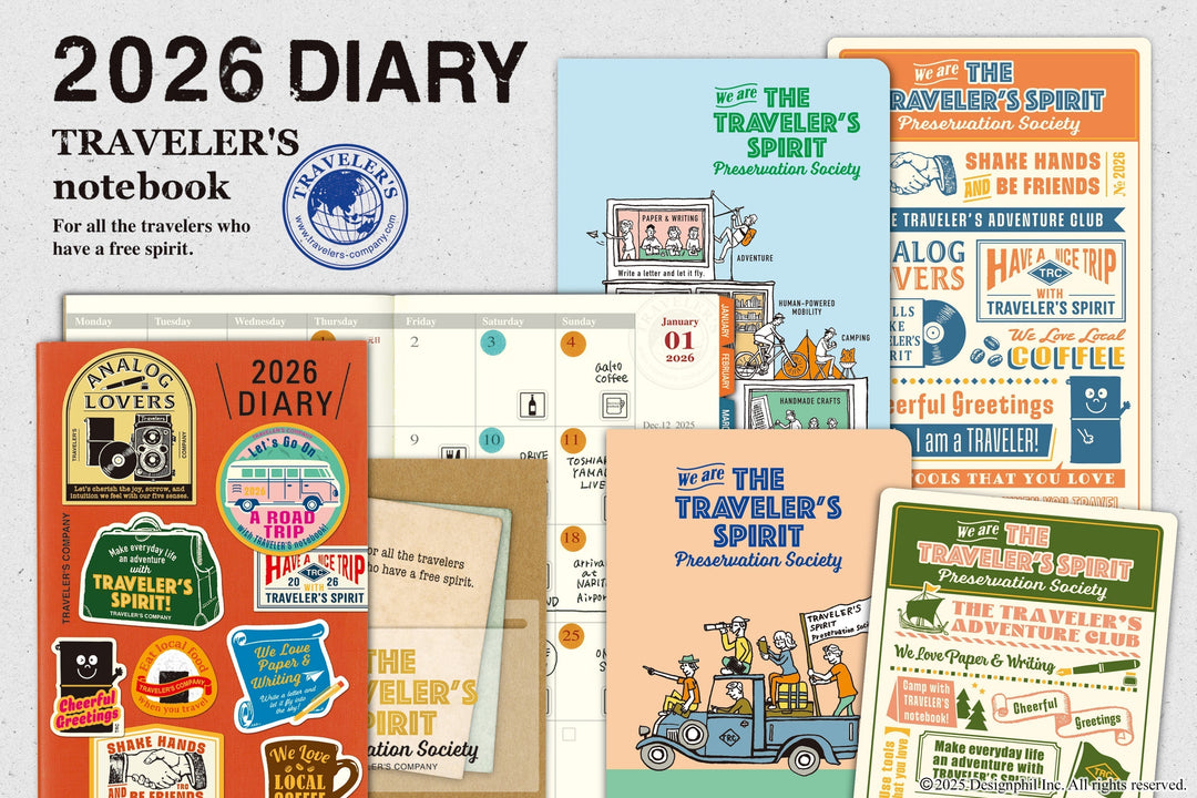 TRAVELER’S Notebook 2026 – Vorbestellung jetzt möglich!