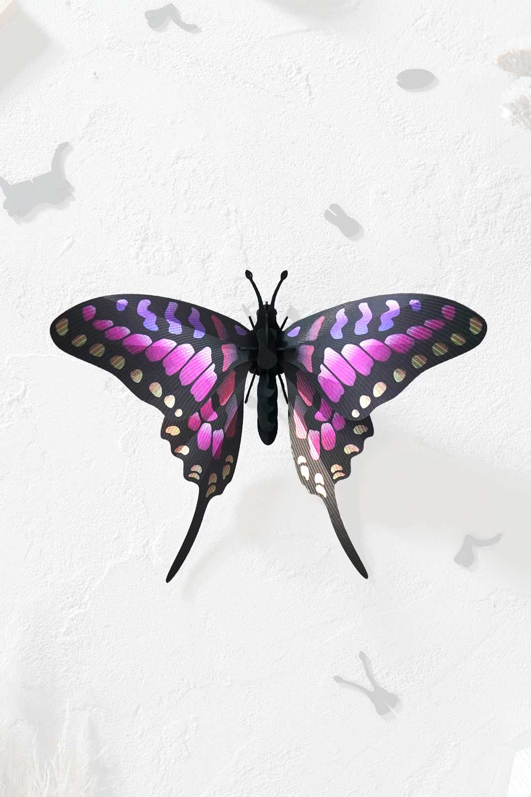 3D-Bastelset DIY-Set DIY - Bastelset -  Swordtail - pink bei Nauli and Stories