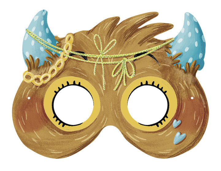 3D-Bastelset Maske Masken Set Monster bei Nauli and Stories