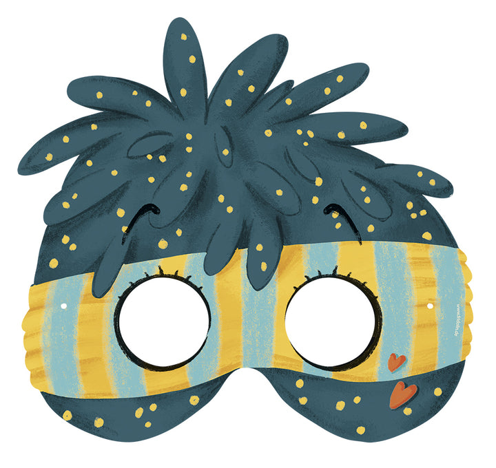 3D-Bastelset Maske Masken Set Monster bei Nauli and Stories