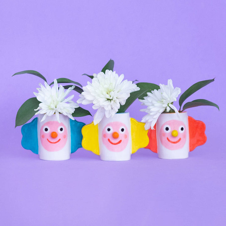 Ana Seixas Little Clown Candle Holder / Ceramic Vase bei Nauli and Stories