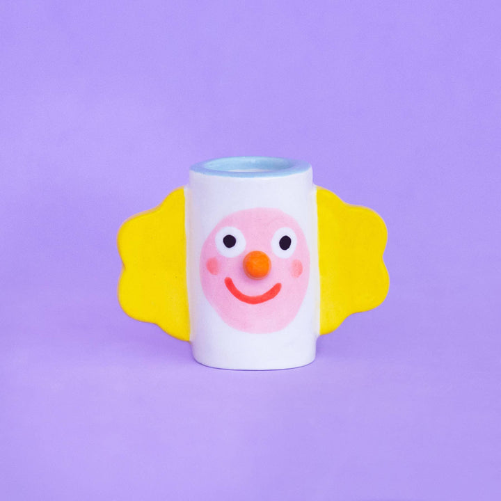 Ana Seixas Little Clown Candle Holder / Ceramic Vase bei Nauli and Stories