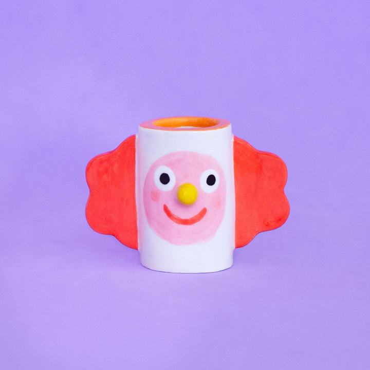 Ana Seixas Little Clown Candle Holder / Ceramic Vase bei Nauli and Stories