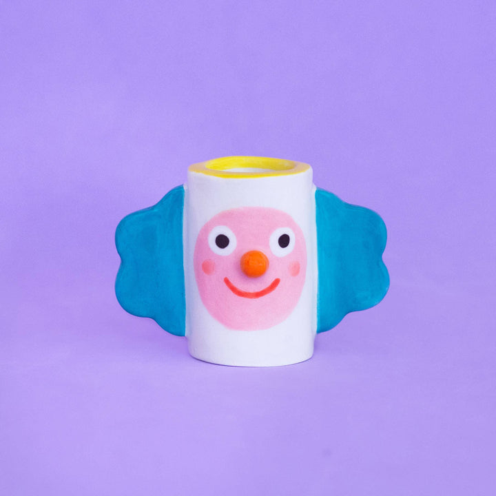 Ana Seixas Little Clown Candle Holder / Ceramic Vase bei Nauli and Stories