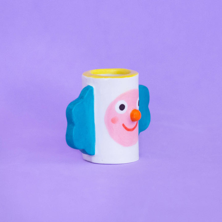 Ana Seixas Little Clown Candle Holder / Ceramic Vase bei Nauli and Stories