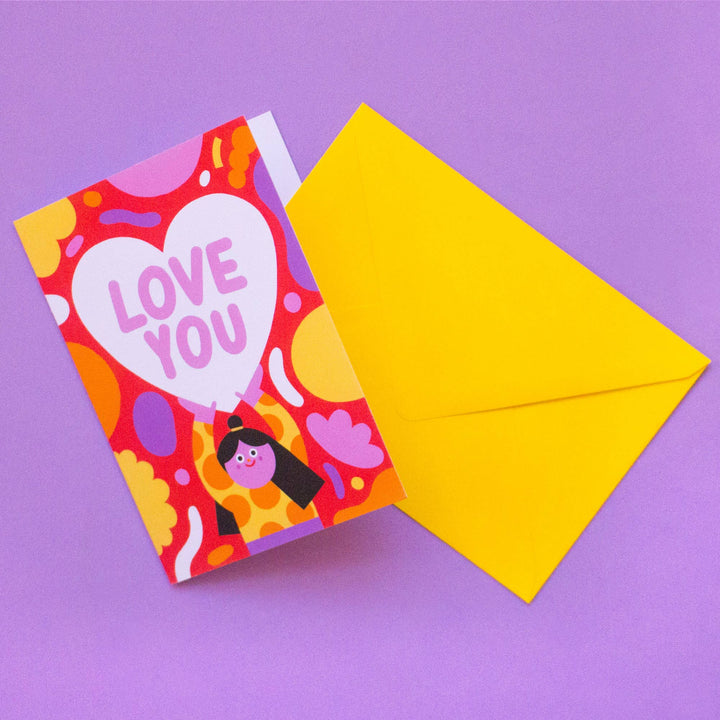 Ana Seixas Grußkarte Grußkarte | LOVE YOU bei Nauli and Stories