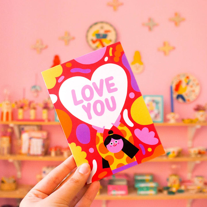 Ana Seixas Grußkarte Grußkarte | LOVE YOU bei Nauli and Stories