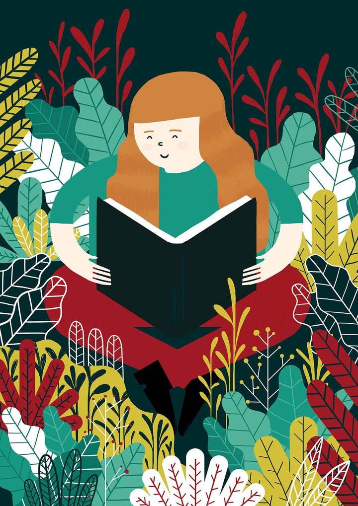 Ana Seixas Poster Poster 50 x 70 cm | Reading Garden bei Nauli and Stories