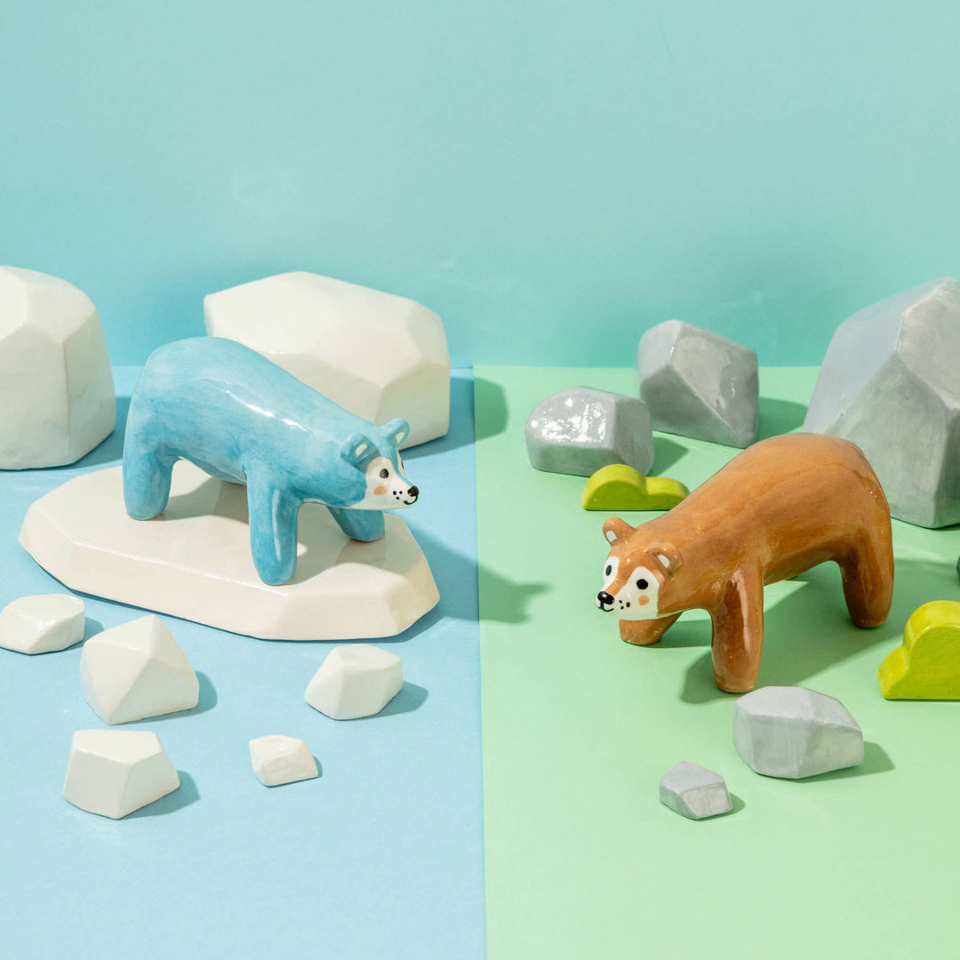 Ana Seixas Skulptur Kleine Keramikskulptur  |  Braunbär bei Nauli and Stories