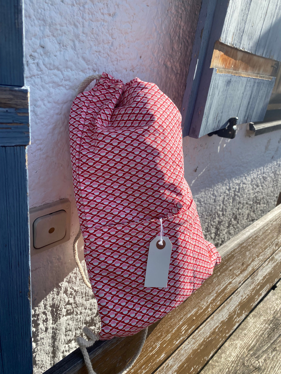 Bakker Kinderrucksack Turnbeutel rosa rot