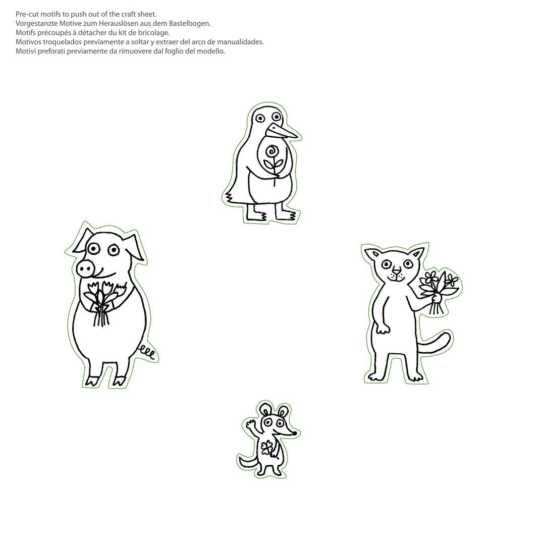 Bastelset Streichholzschachtel Lass Dich Feiern - Glückwunsch in der Streichholzschachtel bei Nauli and Stories