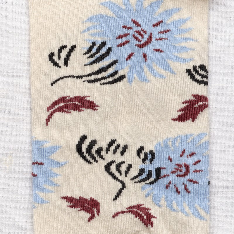 Bonne Maison Socken Ankle Socks Flowers Natural bei Nauli and Stories