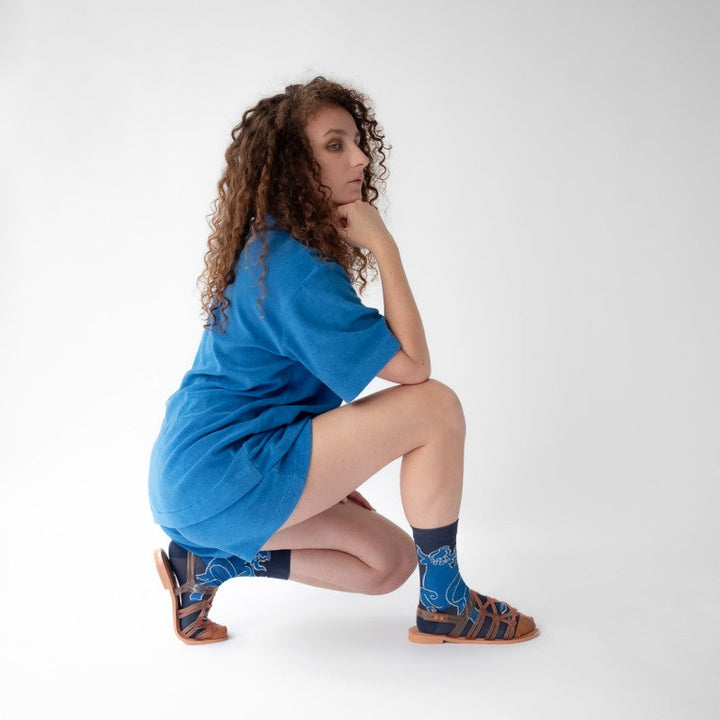 Bonne Maison Socken Socken Bull Slate bei Nauli and Stories
