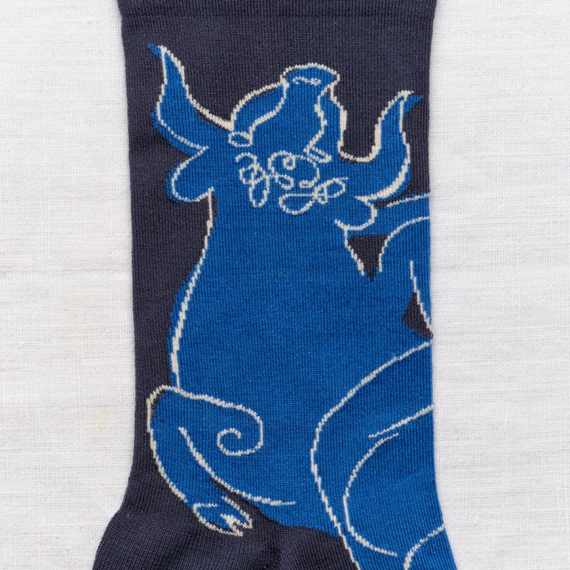 Bonne Maison Socken Socken Bull Slate