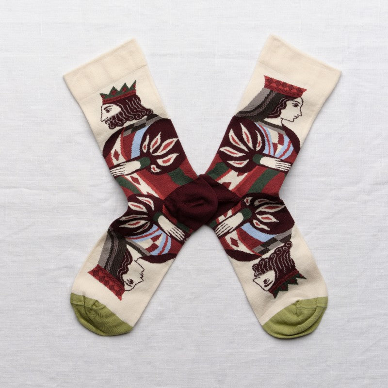 Bonne Maison Socken Socken Card Natural bei Nauli and Stories
