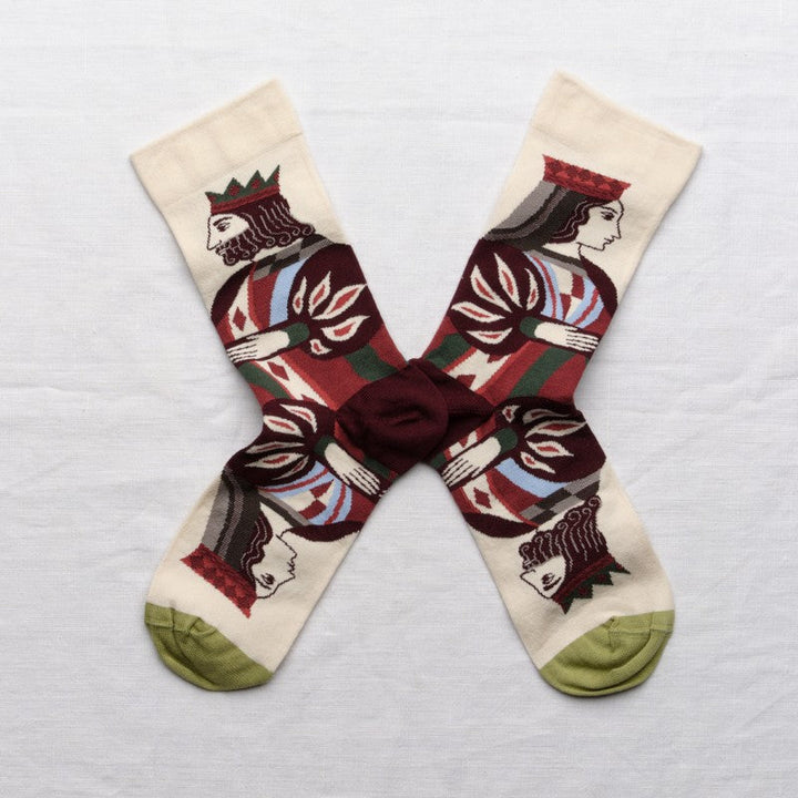 Bonne Maison Socken Socken Card Natural bei Nauli and Stories