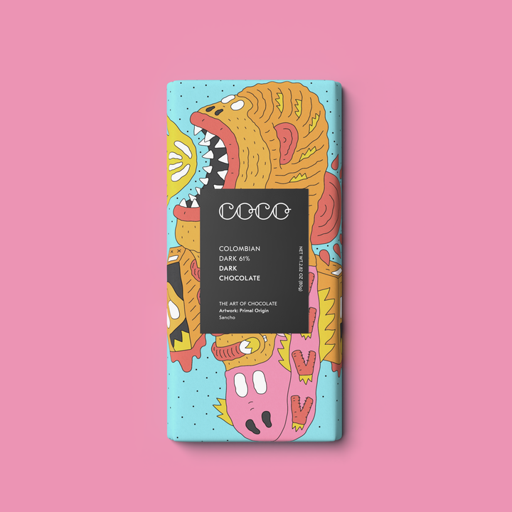 COCO Chocolatier Schokolade COCO | Colombian Dark Chocolate Bar 61% bei Nauli and Stories