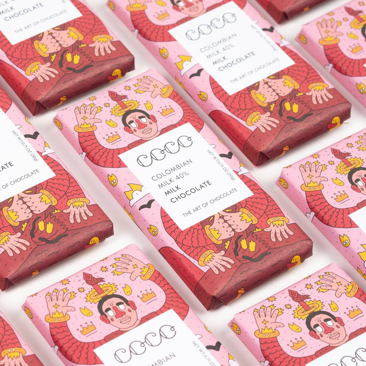 COCO Chocolatier Schokolade COCO | Colombian Milk Mini Chocolate Bar bei Nauli and Stories