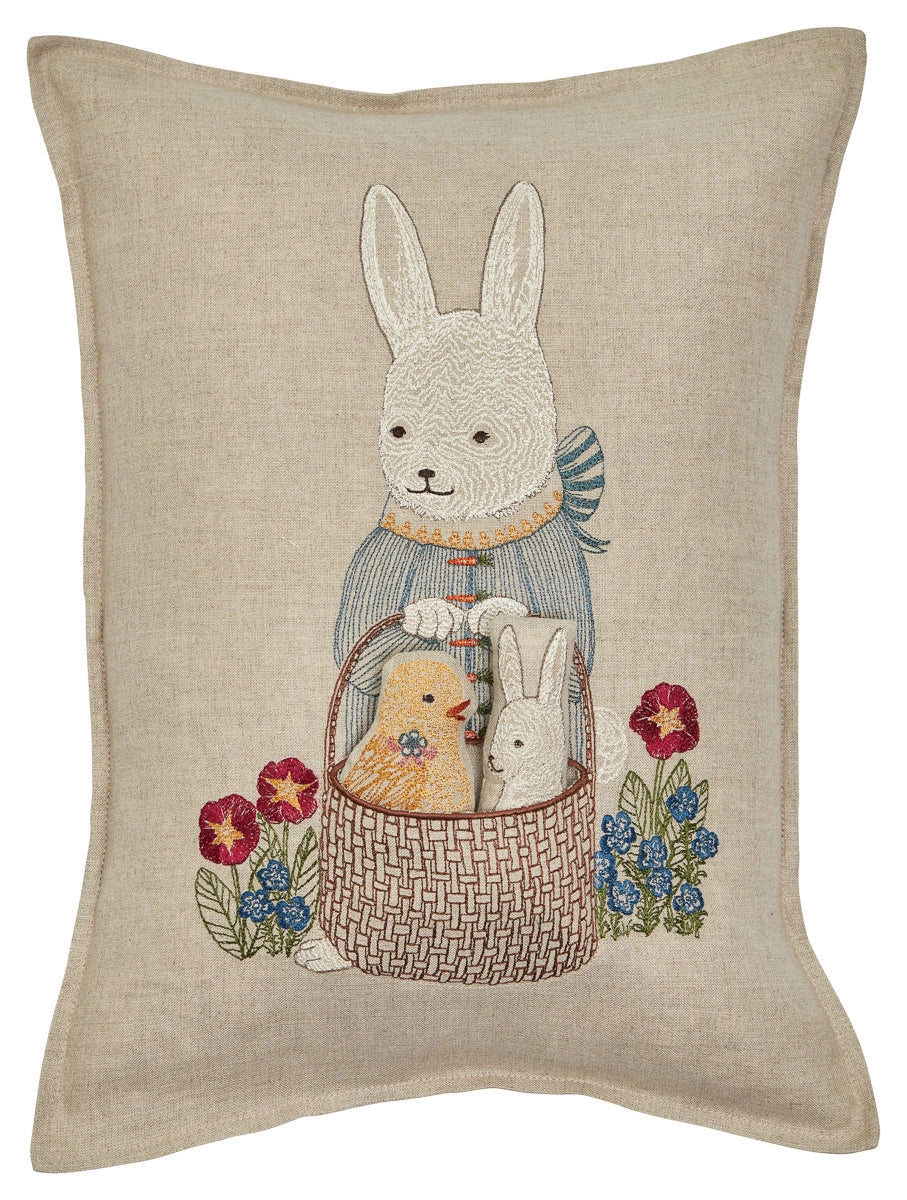 Coral & Tusk Sofakissen Easter Bunny Pocket Pillow bei Nauli and Stories