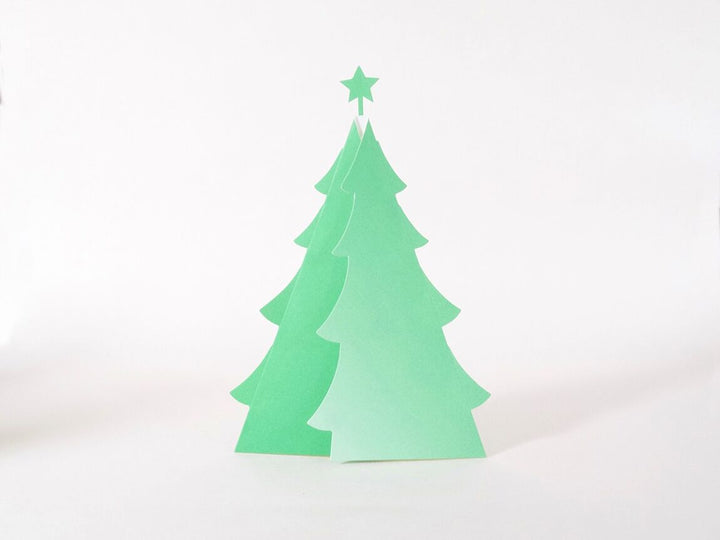 cut & make Weihnachten Christbaum Pop Up Karte bei Nauli and Stories