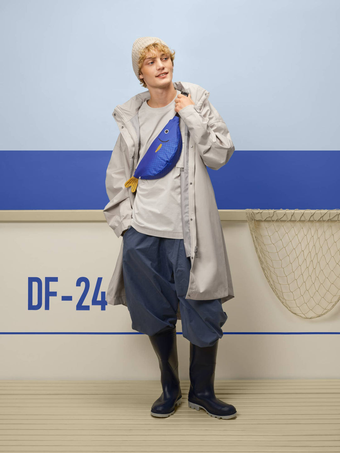 Don Fisher Bauchtasche Fisch Bauchtasche Saithe - blauer Seelachs bei Nauli and Stories