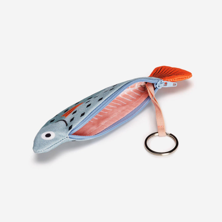 Don Fisher Schlüsseltäschchen Weißling -  Whiting Blue - kleiner Fisch - Schlüsseltäschchen bei Nauli and Stories
