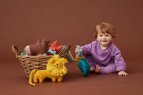 Donna Wilson Kuscheltier Mono Kitten - Katze Cotton Creature - Kuscheltier aus Baumwolle bei Nauli and Stories