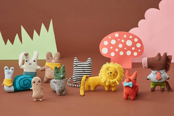 Donna Wilson Kuscheltier Mono Kitten - Katze Cotton Creature - Kuscheltier aus Baumwolle bei Nauli and Stories
