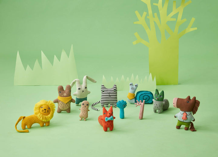Donna Wilson Kuscheltier Teeny Ted Kuschelbär aus Baumwolle bei Nauli and Stories