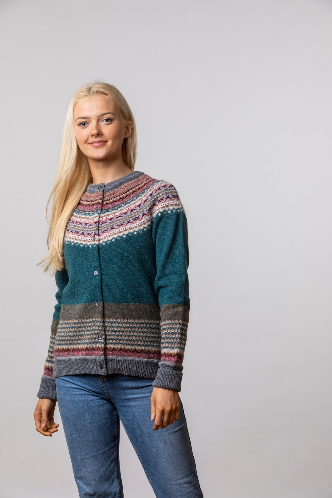 Eribé Strickjacke Strickjacke Alpine Cardigan Lugano bei Nauli and Stories