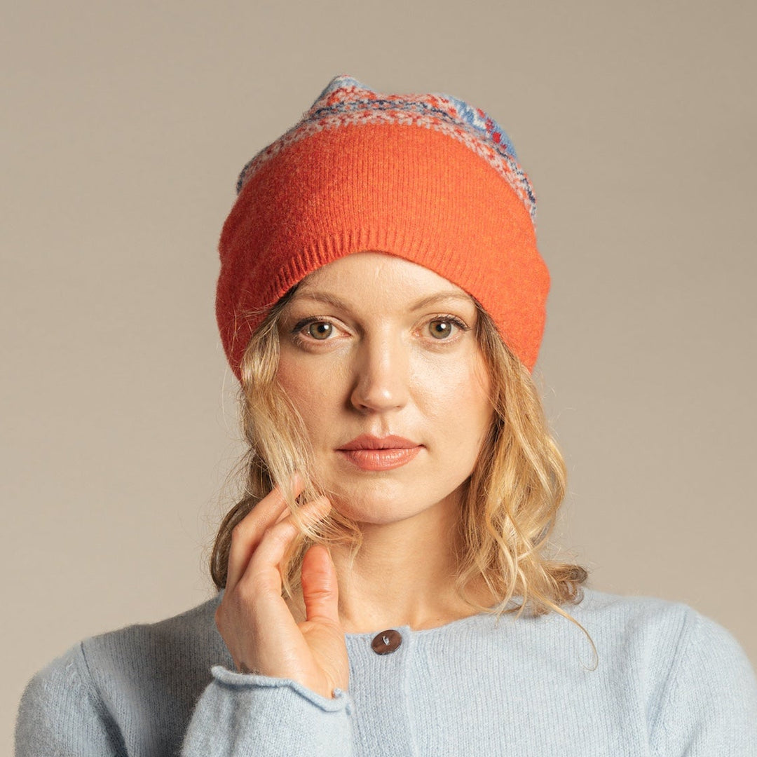 Eribé Mütze Alloa Beanie Blue-Bella bei Nauli and Stories