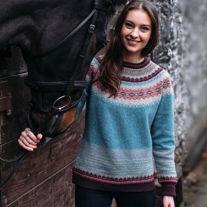 Eribé Pullover Alpine Sweater Oldrose bei Nauli and Stories