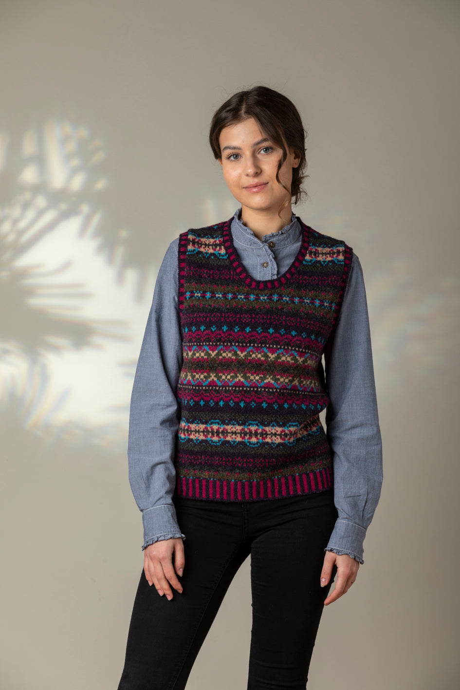 Eribé Pullunder Pullunder Westray Vest Elderberry bei Nauli and Stories