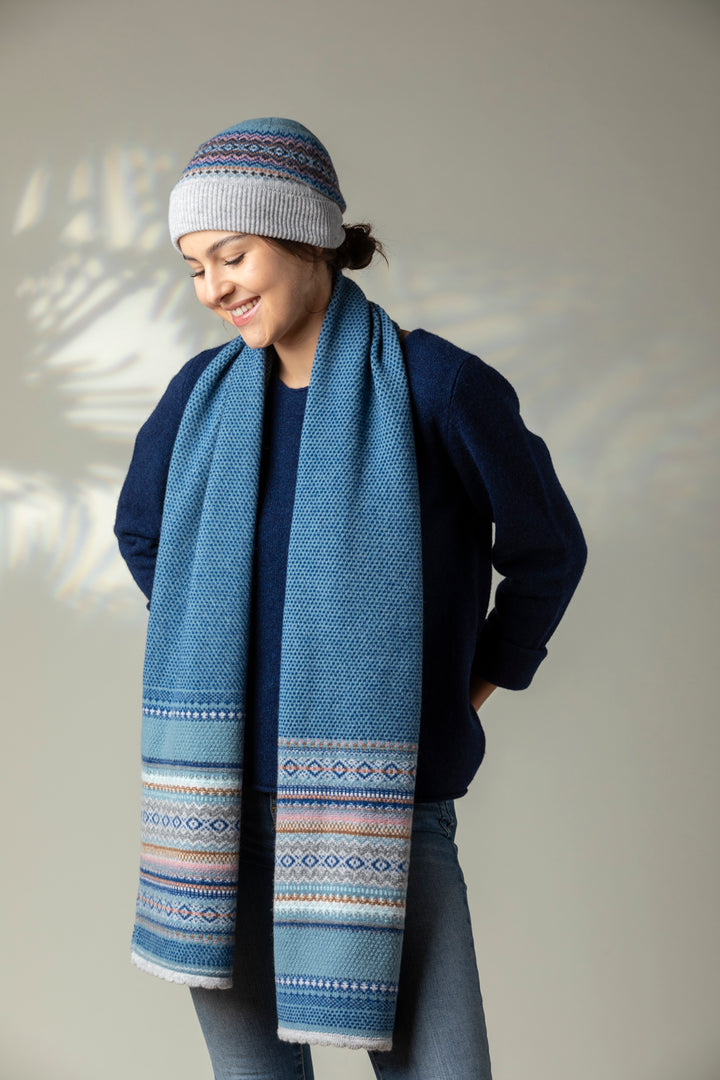 Eribé Schal Schal aus reiner Wolle - Alpine Scarf Dew bei Nauli and Stories