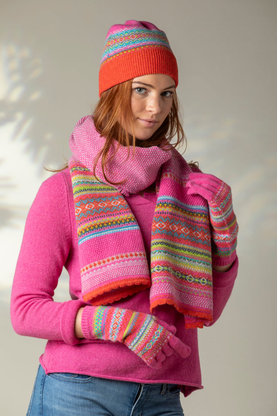 Eribé Schal Schal aus reiner Wolle - Alpine Scarf Festival bei Nauli and Stories