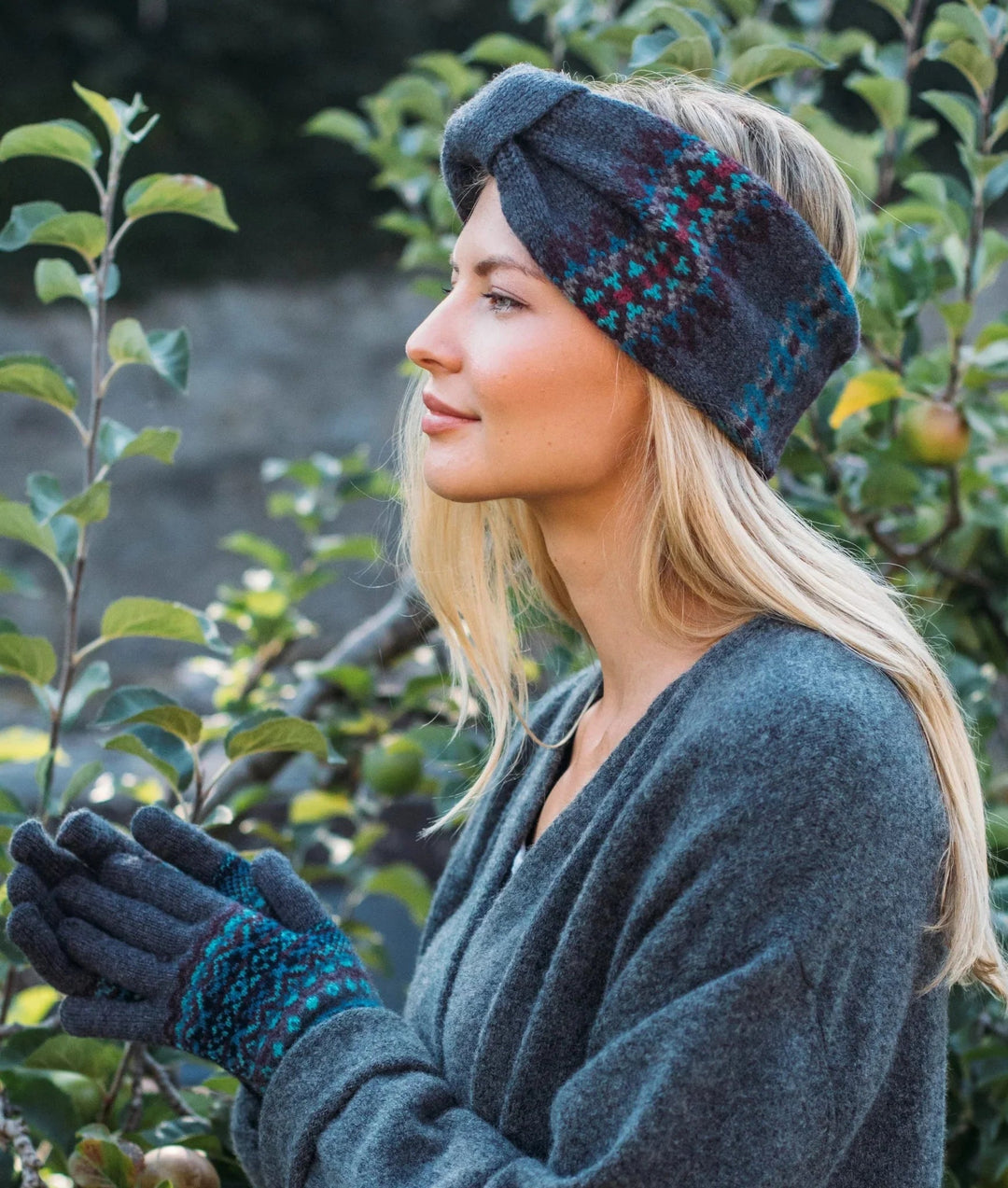Eribé Stirnband Alloa Turban Hat O´Emerald bei Nauli and Stories