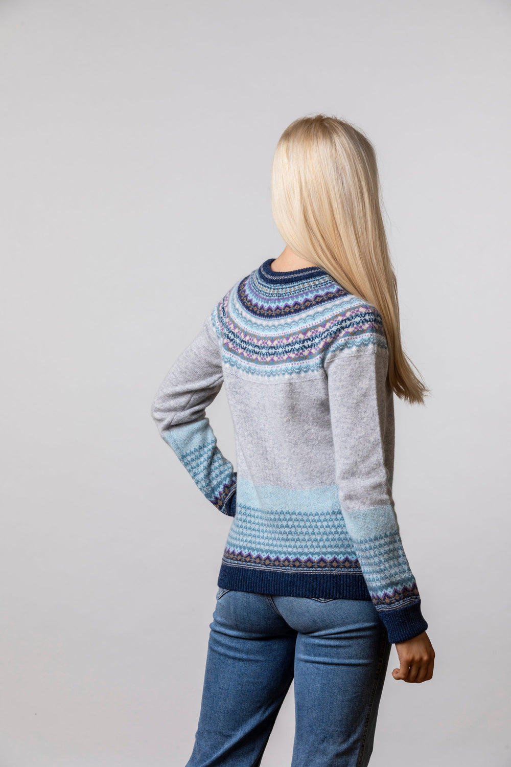 Eribé Strickjacke Strickjacke Alpine Cardigan Arctic bei Nauli and Stories