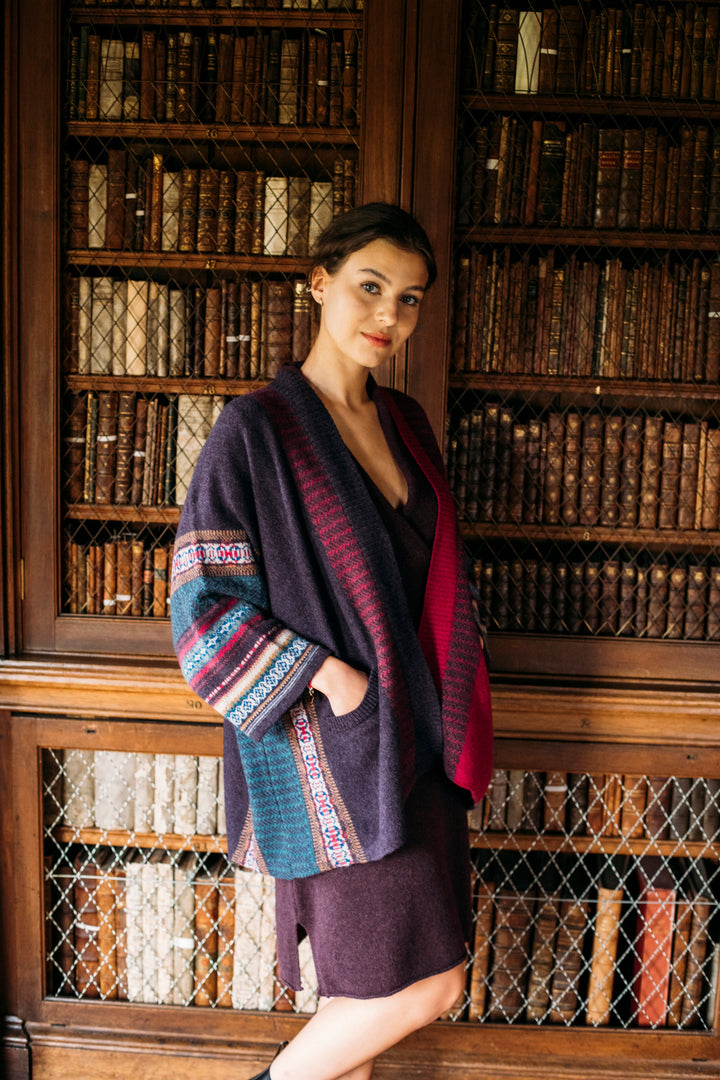 Eribé Strickjacke Jacke Blanket Montrose -  onesize - Bramble bei Nauli and Stories