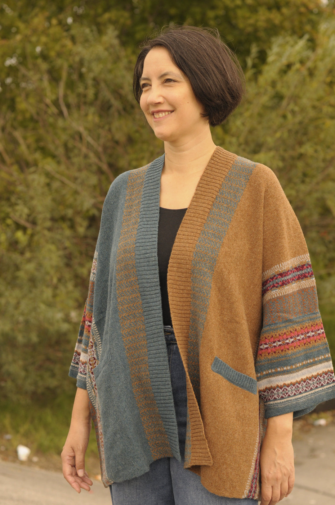Eribé Strickjacke Jacke Blanket Montrose -  onesize - Lugano bei Nauli and Stories
