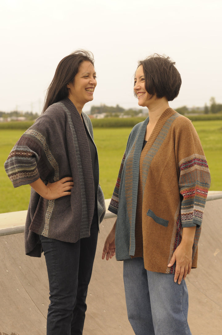 Eribé Strickjacke Jacke Blanket Montrose -  onesize - Selkie bei Nauli and Stories