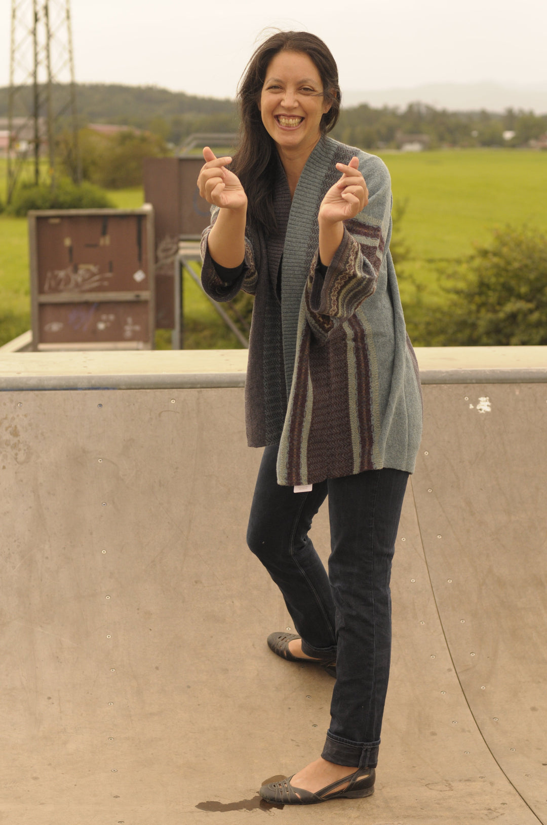 Eribé Strickjacke Jacke Blanket Montrose -  onesize - Selkie bei Nauli and Stories