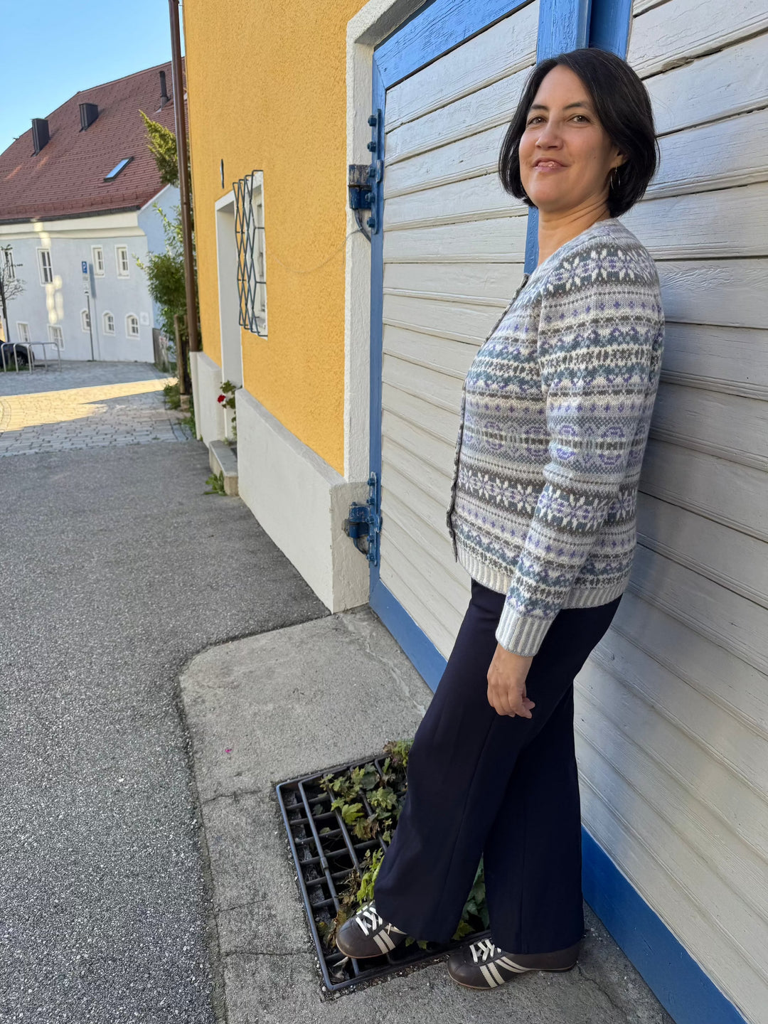 Eribé Strickjacke Strickjacke | Kinross Cardigan Chakra bei Nauli and Stories