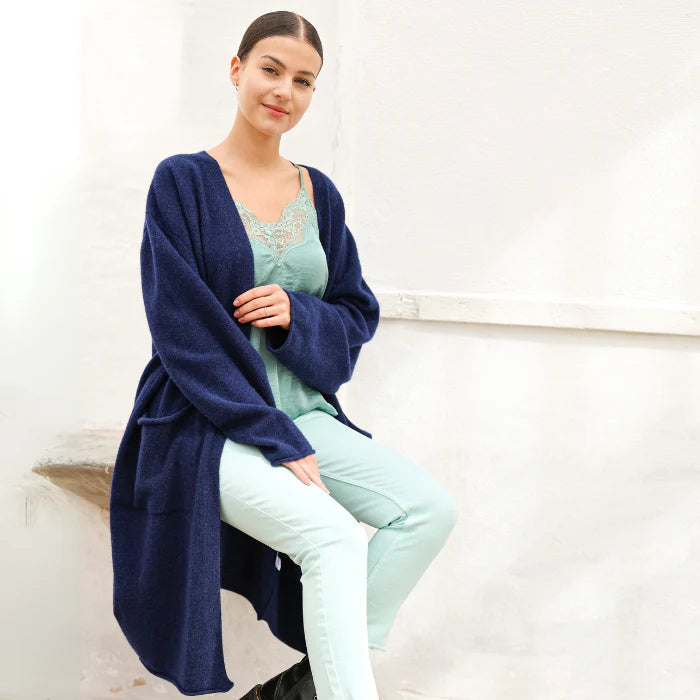 Eribé Strickmantel Strickmantel Corry Long Cardigan Regatta bei Nauli and Stories