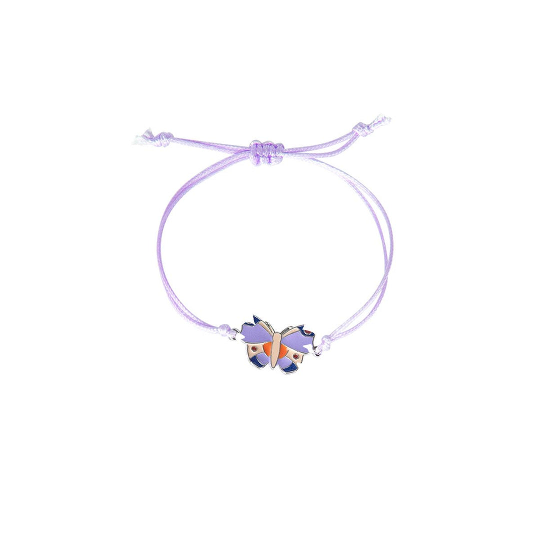 Global Affairs Armband Armband lila Schmetterling bei Nauli and Stories