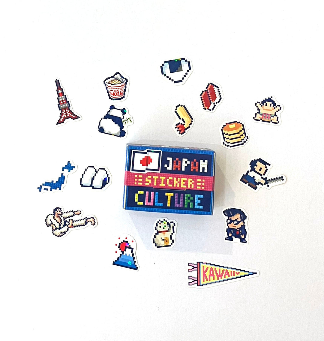 Greeting Life Inc. Sticker Japanese Traditional & Pop Culture | Flake Sticker in Versandschachtel bei Nauli and Stories