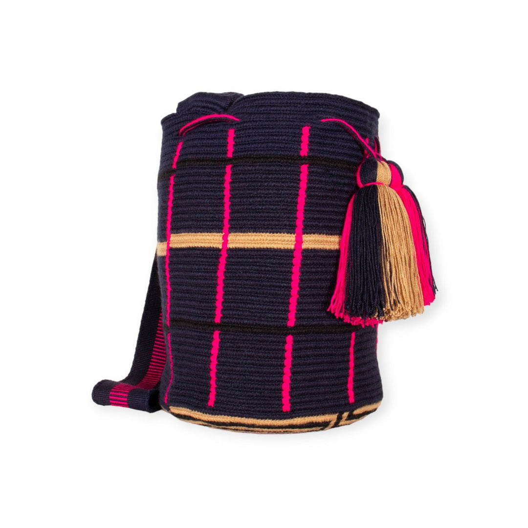 Guajii Cross Body Bag Stripe crossbody bag L | Navy bei Nauli and Stories