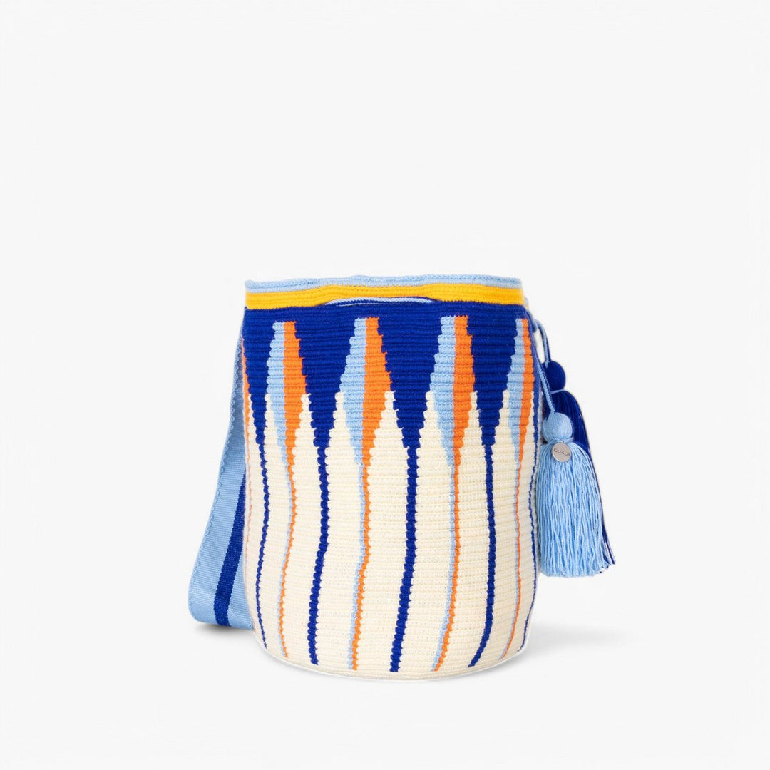 Guajii Handtasche Geometric crossbody bag L | Aegean bei Nauli and Stories