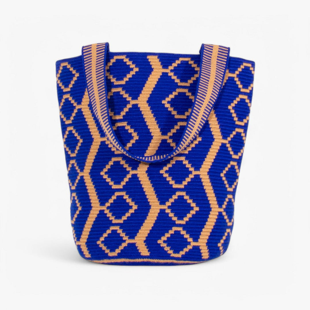 Guajii Einkaufstasche Geometric round tote L | Lapis bei Nauli and Stories