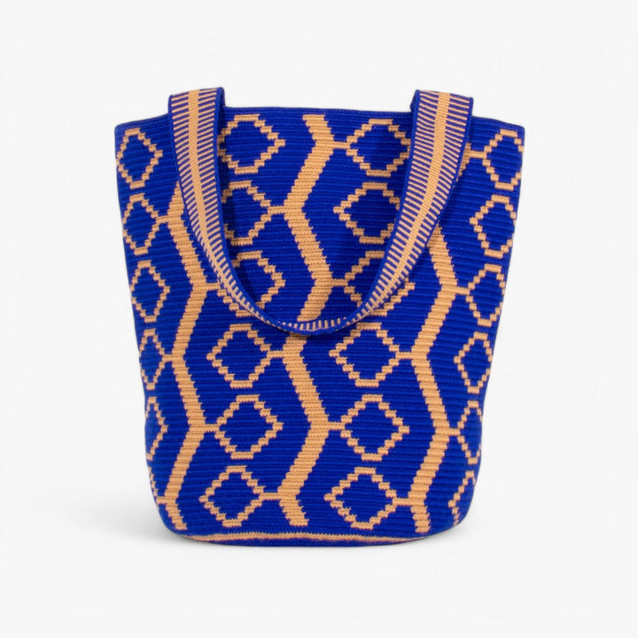 Guajii Einkaufstasche Geometric round tote L | Lapis bei Nauli and Stories